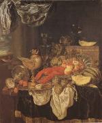 BEYEREN, Abraham van Still Life with Lobster (mk08) oil on canvas